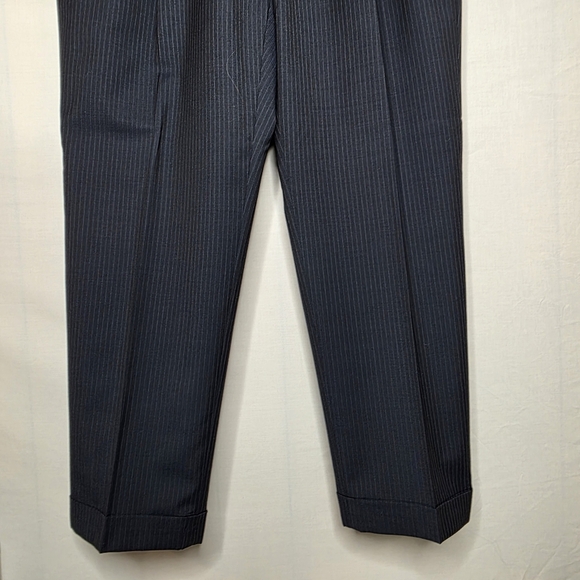 Jos A Bank Signature Collection Tailored Black Pinstripe Suit - Picture 8 of 9